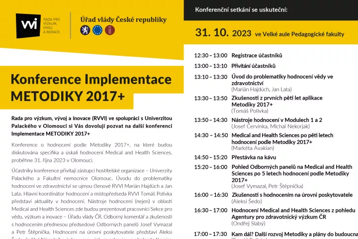 Implementace METODIKY 2017+